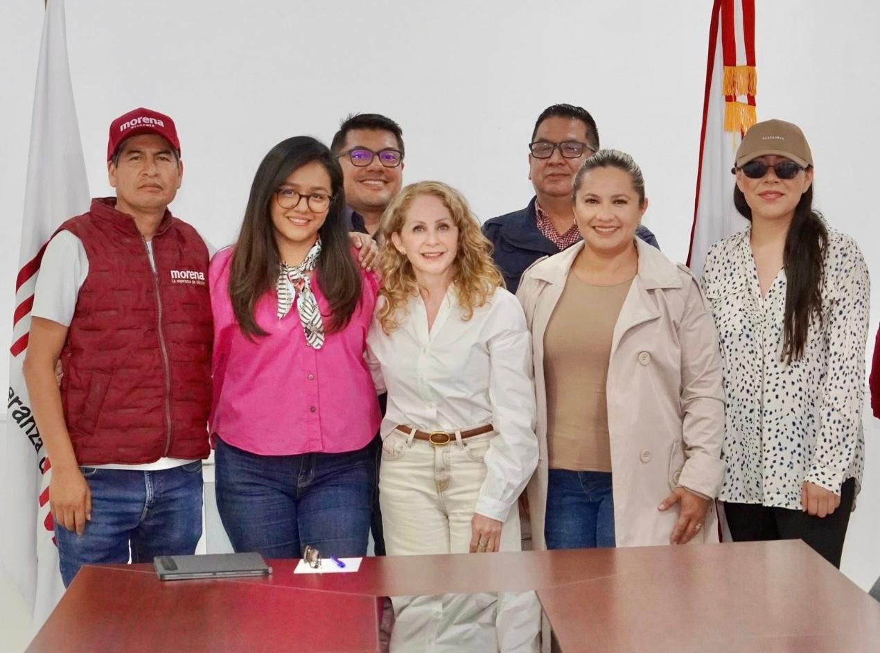 Marcela González encabeza primera sesión del año del Comité Ejecutivo Estatal de Morena Tlaxcala